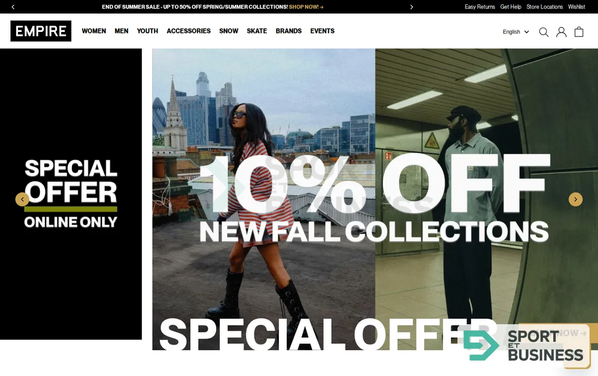 Capture : EMPIRE | Streetwear, Skateboards, Snowboards & More